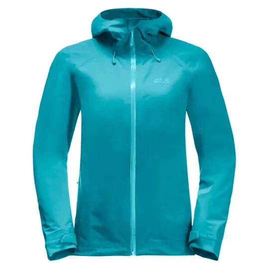 Zdjęcie produktu Jack Wolfskin Highest Peak 3l Jkt W 1115121-1221, Damskie, Niebieskie, kurtki, poliester, rozmiar: S