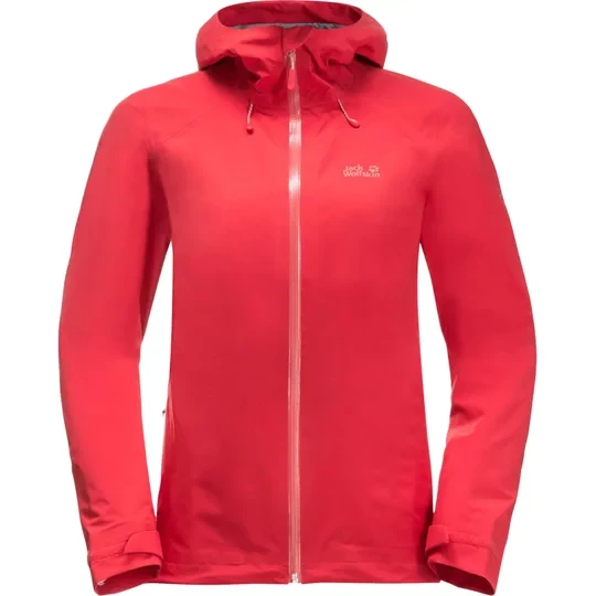 Zdjęcie produktu Jack Wolfskin Highest Peak 3l Jkt W 1115121-2058, Damskie, Czerwone, kurtki, poliester, rozmiar: L