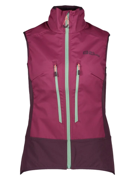 Zdjęcie produktu Jack Wolfskin Kamizelka funkcyjna "Alpspitze" w kolorze fioletowym rozmiar: L