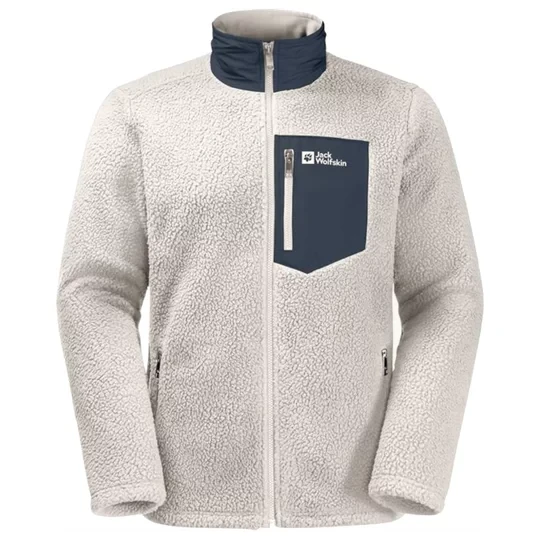 Zdjęcie produktu Jack Wolfskin Kingsway Fleece M 1709002-5062, Męskie, Białe, polary, poliester, rozmiar: S