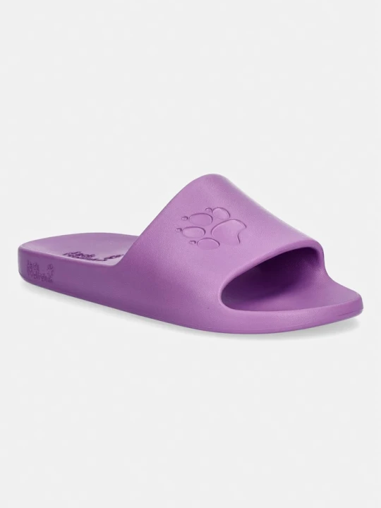 Zdjęcie produktu Jack Wolfskin klapki basenowe Paw Slider fioletowy