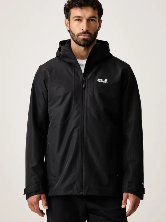 Zdjęcie produktu Jack Wolfskin kurtka 3w1 męska STONETRAIL czarny