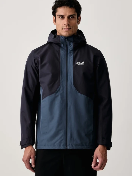 Zdjęcie produktu Jack Wolfskin kurtka 3w1 męska STONETRAIL niebieski