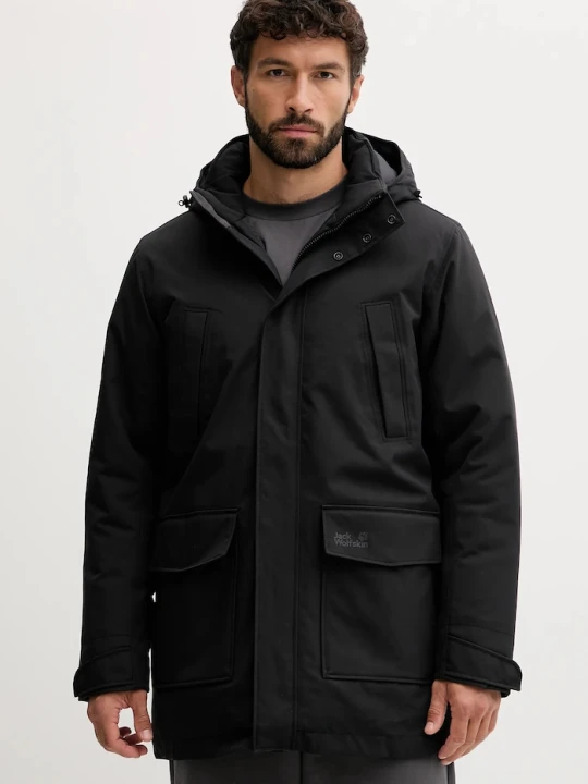Zdjęcie produktu Jack Wolfskin kurtka przejściowa męska CANYON SHIELD czarny