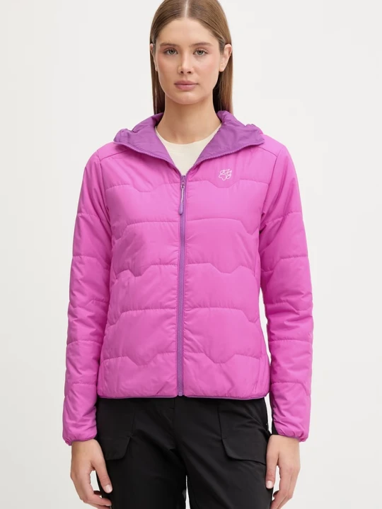 Zdjęcie produktu Jack Wolfskin kurtka dwustronna damska Trail Light Ins 2in1 fioletowy