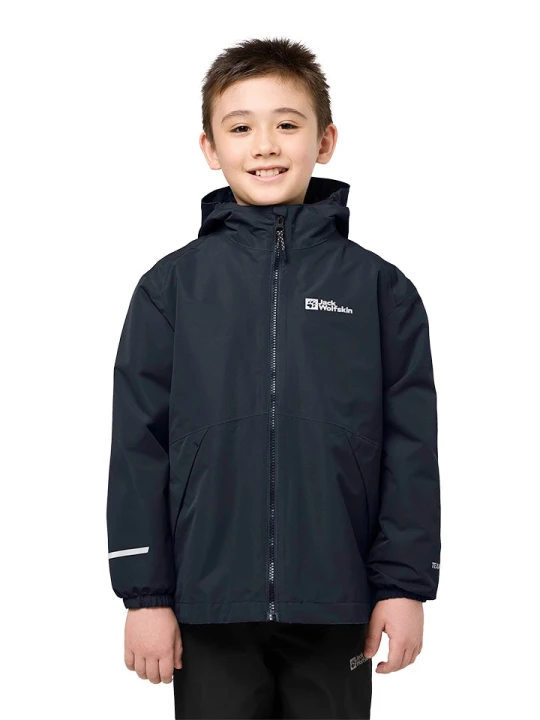 Zdjęcie produktu Jack Wolfskin Kurtka funkcyjna 3w1 "Iceland" w kolorze granatowym rozmiar: 128