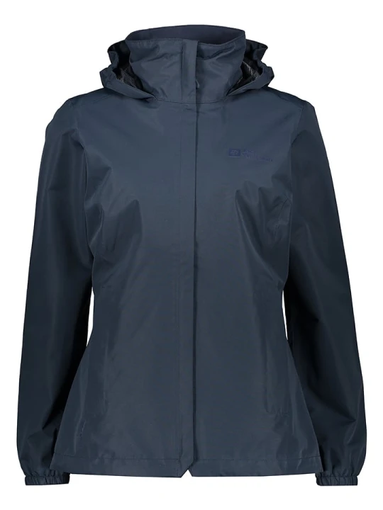 Zdjęcie produktu Jack Wolfskin Kurtka funkcyjna "Stormy Point" w kolorze granatowym rozmiar: M