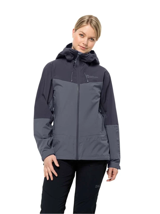 Zdjęcie produktu Jack Wolfskin Kurtka narciarska "Alpspitze Tour" w kolorze antracytowym rozmiar: M