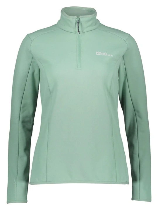 Zdjęcie produktu Jack Wolfskin Kurtka polarowa "Baiselberg" w kolorze miętowym rozmiar: L