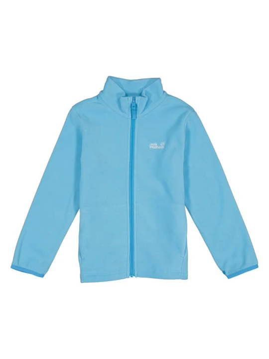 Zdjęcie produktu Jack Wolfskin Kurtka polarowa "Taunus" w kolorze błękitnym rozmiar: 140
