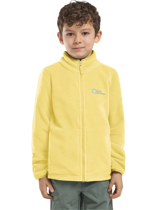 Zdjęcie produktu Jack Wolfskin Kurtka polarowa "Taunus" w kolorze żółtym rozmiar: 176