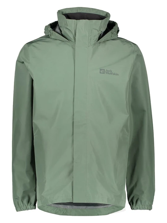 Zdjęcie produktu Jack Wolfskin Kurtka przeciwdeszczowa w kolorze zielonym rozmiar: M