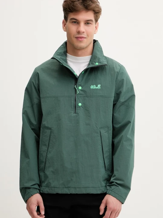 Zdjęcie produktu Jack Wolfskin kurtka przejściowa męska Find The Wild zielony