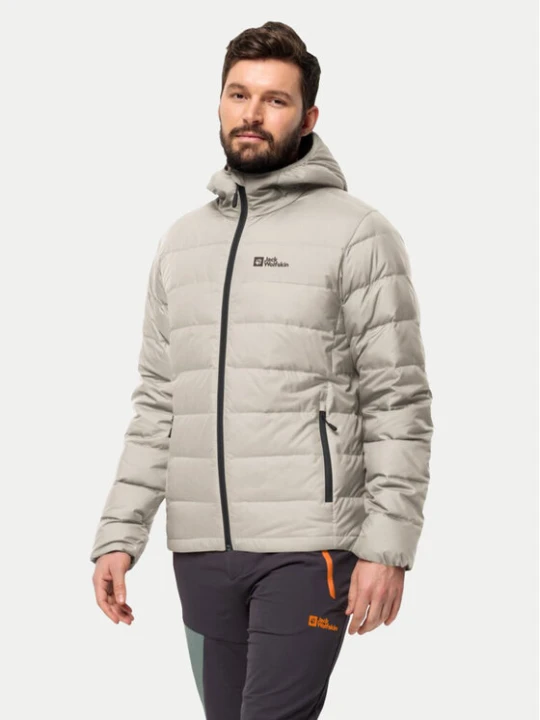 Zdjęcie produktu Jack Wolfskin Kurtka puchowa Ather Down 1207671 Szary Regular Fit