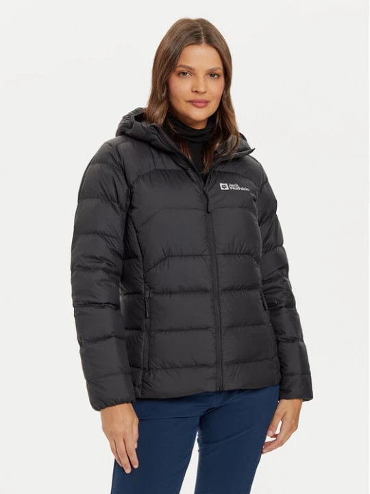 Zdjęcie produktu Jack Wolfskin Kurtka puchowa Ather Down A60330 Czarny Regular Fit