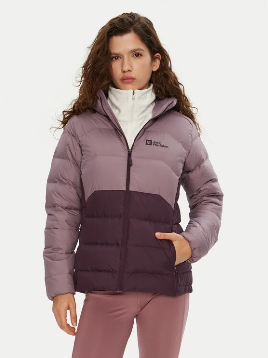 Zdjęcie produktu Jack Wolfskin Kurtka puchowa Ather Down A60330 Fioletowy Regular Fit