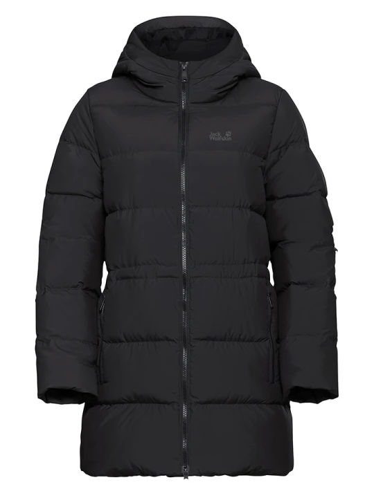 Zdjęcie produktu Jack Wolfskin Kurtka puchowa "Frozen Palace" w kolorze czarnym rozmiar: L