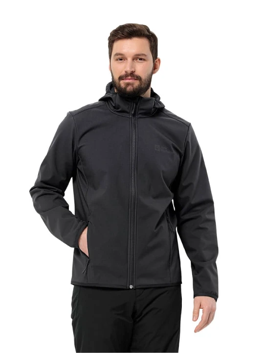 Zdjęcie produktu Jack Wolfskin Kurtka softshellowa "Bornberg" w kolorze czarnym rozmiar: XXL