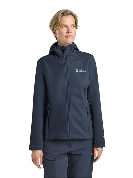 Zdjęcie produktu Jack Wolfskin Kurtka softshellowa "Bornberg" w kolorze granatowym rozmiar: M