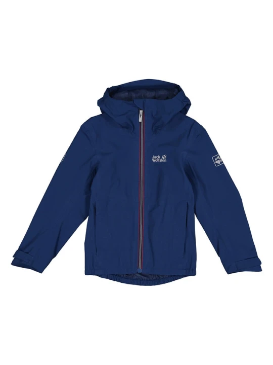 Zdjęcie produktu Jack Wolfskin Kurtka softshellowa "JWP Shell" w kolorze granatowym rozmiar: 116