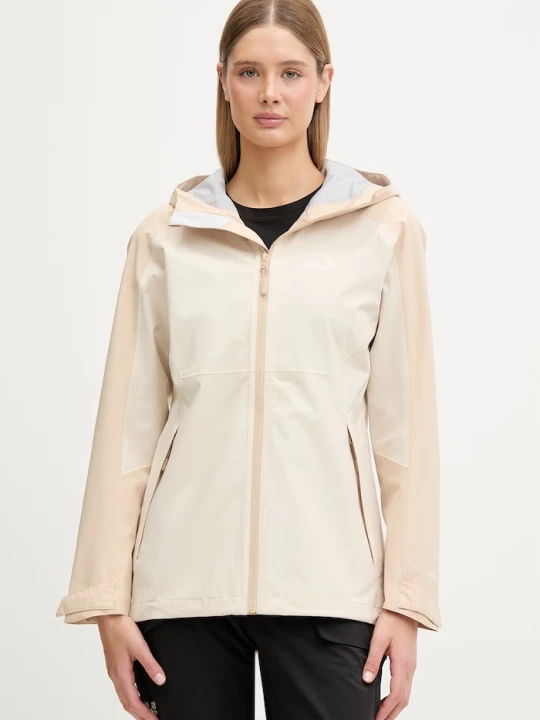 Zdjęcie produktu Jack Wolfskin kurtka sportowa damska Wildbound 2L beżowy