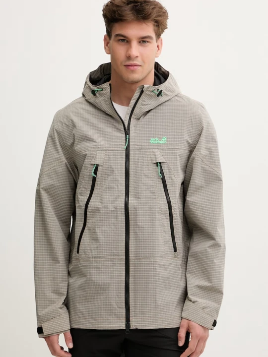 Zdjęcie produktu Jack Wolfskin kurtka sportowa męska Find The Wild beżowy