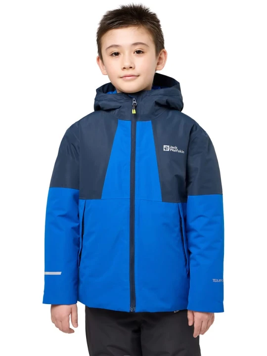 Zdjęcie produktu Jack Wolfskin Kurtka zimowa "Actamic" w kolorze niebieskim rozmiar: 164