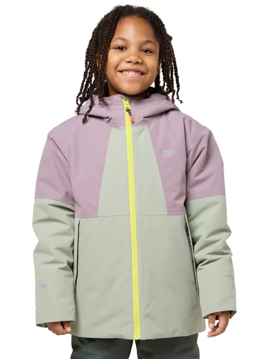 Zdjęcie produktu Jack Wolfskin Kurtka zimowa "Actamic" w kolorze zielonym rozmiar: 164