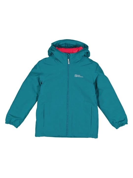 Zdjęcie produktu Jack Wolfskin Kurtka zimowa "Bergland" w kolorze turkusowym rozmiar: 176