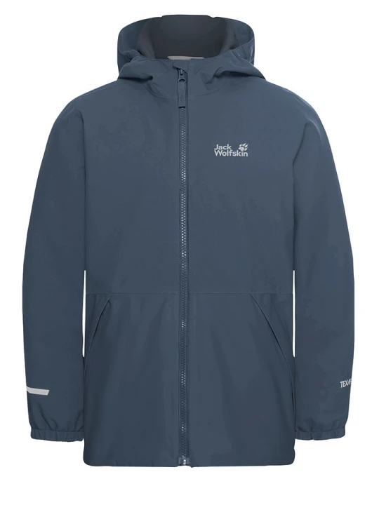 Zdjęcie produktu Jack Wolfskin Kurtka zimowa "Snowy Days" w kolorze granatowym rozmiar: 152