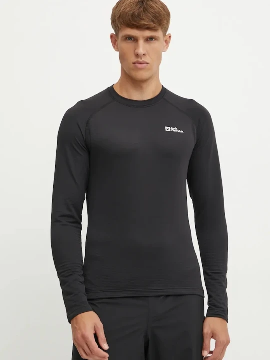 Zdjęcie produktu Jack Wolfskin longsleeve funkcyjny Infinite Warm czarny