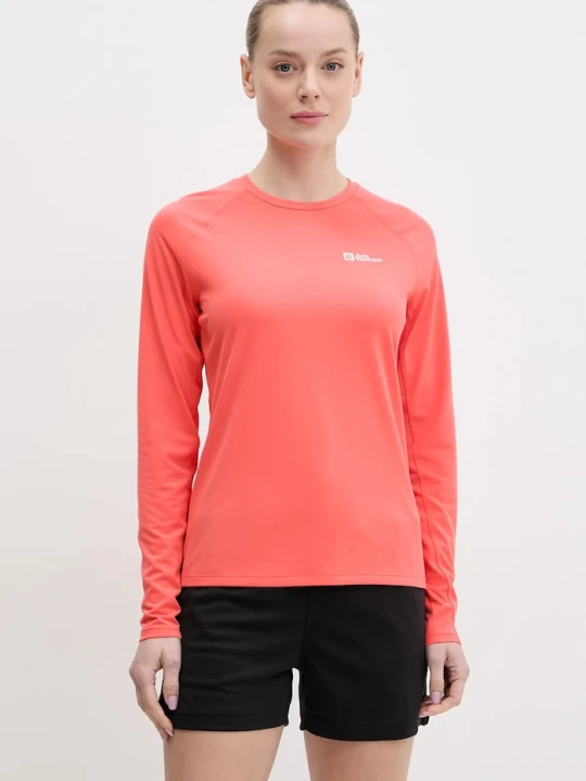Zdjęcie produktu Jack Wolfskin longsleeve sportowy Prelight Swift pomarańczowy