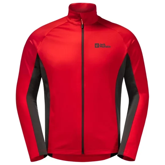 Zdjęcie produktu Jack Wolfskin Morobbia Fleece FZ M 1710891-2206, Męskie, Czerwone, polary, poliester, rozmiar: S