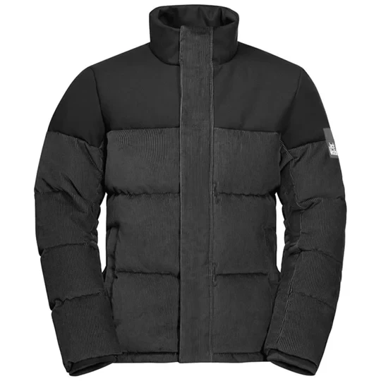 Zdjęcie produktu Jack Wolfskin Nature Corduroy Jkt M 1206331-6350, Męskie, Czarne, kurtki, poliester, rozmiar: L