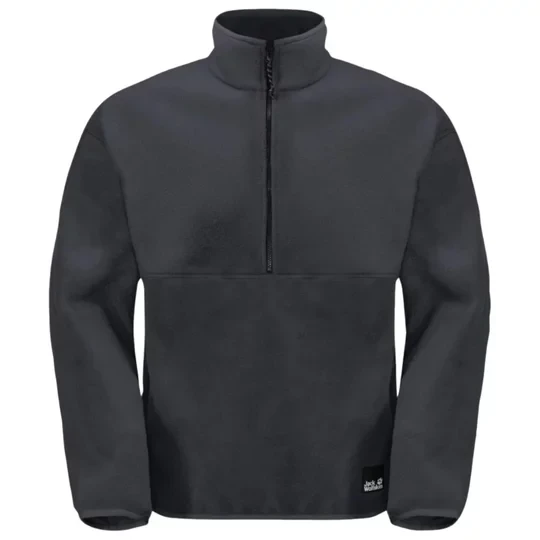 Zdjęcie produktu Jack Wolfskin Osloer Fleece HZ M 1710611-6350, Męskie, Czarne, polary, poliester, rozmiar: M