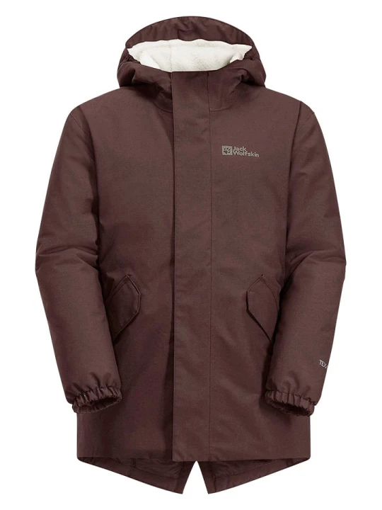 Zdjęcie produktu Jack Wolfskin Parka "Cosy Bear" w kolorze bordowym rozmiar: 152
