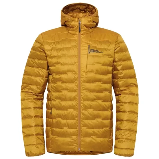 Zdjęcie produktu Jack Wolfskin Passamani Down Hoody M A61831-M0043, Męskie, Pomarańczowe, kurtki zimowe, poliamid, rozmiar: M