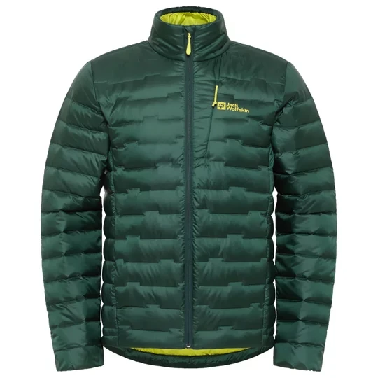 Zdjęcie produktu Jack Wolfskin Passamani Down M Jacket A61836-4161, Męskie, Zielone, kurtki zimowe, poliamid, rozmiar: M