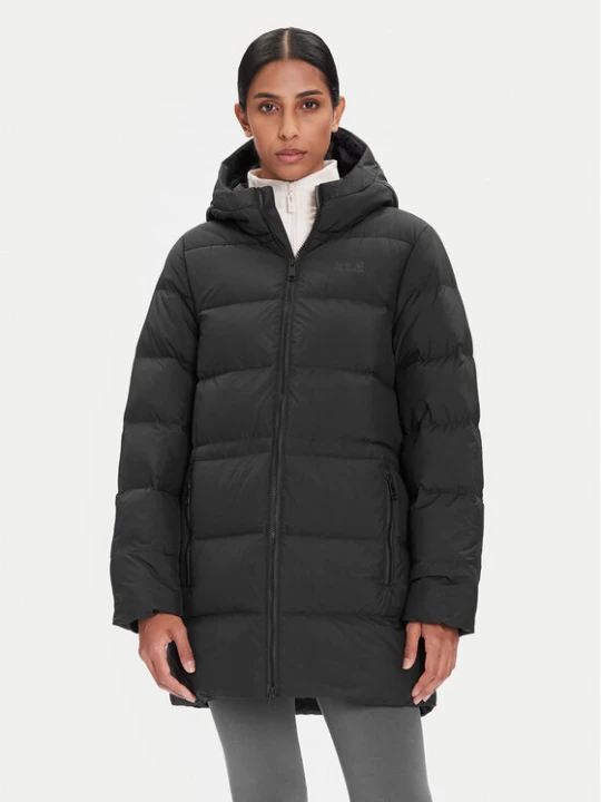 Zdjęcie produktu Jack Wolfskin Kurtka puchowa Frozen Palace A65096 Czarny Regular Fit