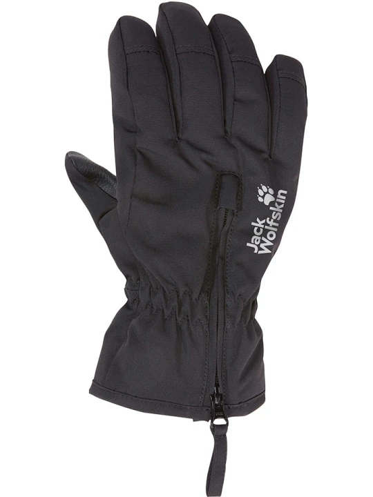 Zdjęcie produktu Jack Wolfskin Rękawiczki funkcyjne "Easy Zip" w kolorze czarnym rozmiar: 140