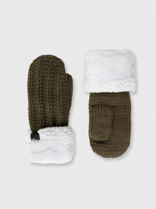 Zdjęcie produktu Jack Wolfskin rękawiczki Highloft zielony