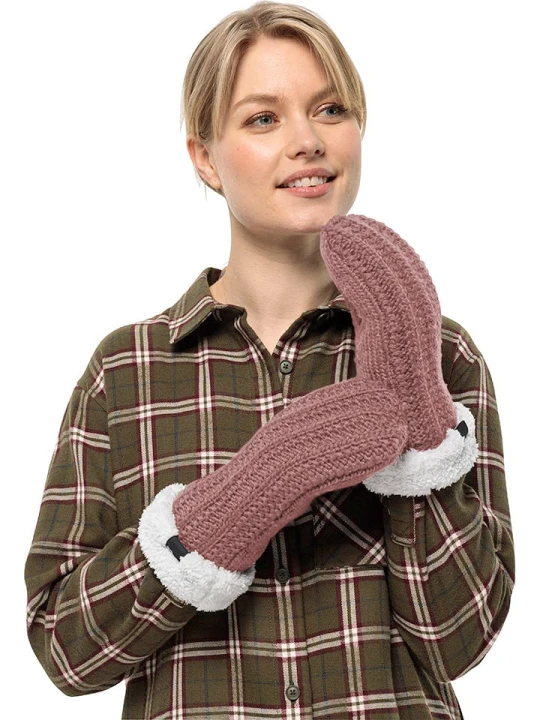 Zdjęcie produktu Jack Wolfskin Rękawiczki "Highloft" w kolorze jasnoróżowym rozmiar: S