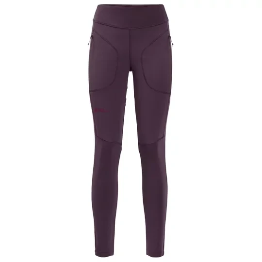 Zdjęcie produktu Jack Wolfskin Salmaster Pants W 1507781-2042, Damskie, Fioletowe, spodnie, poliester, rozmiar: L