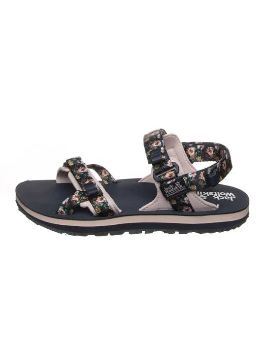 Zdjęcie produktu Jack Wolfskin Sandały "Outfresh Delux" w kolorze granatowym ze wzorem rozmiar: 43