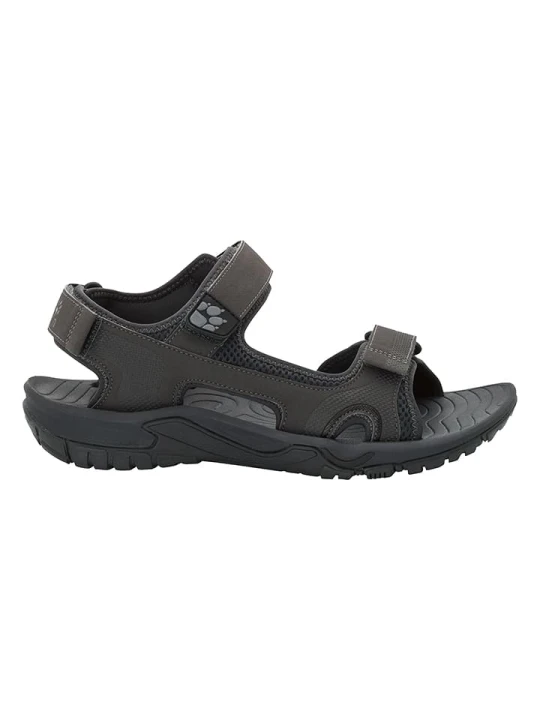 Zdjęcie produktu Jack Wolfskin Sandały trekkingowe "Lakewood" w kolorze antracytowym rozmiar: 39 1/2