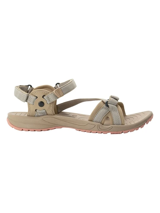 Zdjęcie produktu Jack Wolfskin Sandały trekkingowe "Lakewood" w kolorze beżowym rozmiar: 35, 5