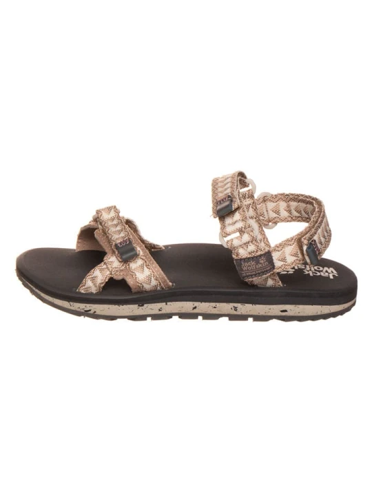 Zdjęcie produktu Jack Wolfskin Sandały trekkingowe "Outfresh" w kolorze beżowym rozmiar: 35, 5