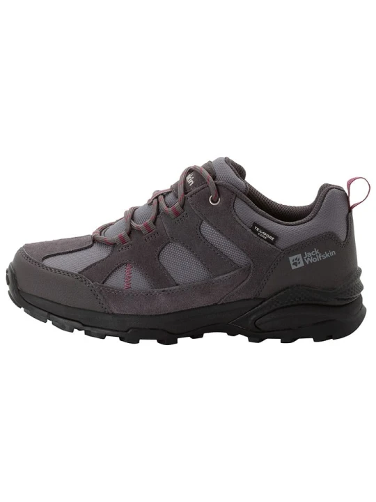 Zdjęcie produktu Jack Wolfskin Skórzane buty trekkingowe "TEXAPORE" w kolorze ciemnoszarym rozmiar: 40
