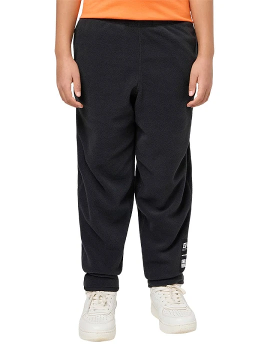 Zdjęcie produktu Jack Wolfskin Spodnie polarowe "Smileyworld" w kolorze czarnym rozmiar: 128