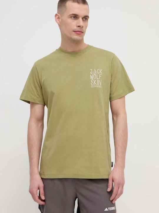 Zdjęcie produktu Jack Wolfskin t-shirt Jack Tent zielony